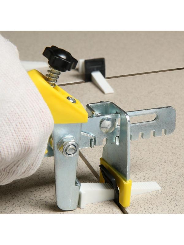 Клещи для системы выравнивания плитки ТУНДРА, пластиковые рукоятки, 230 мм