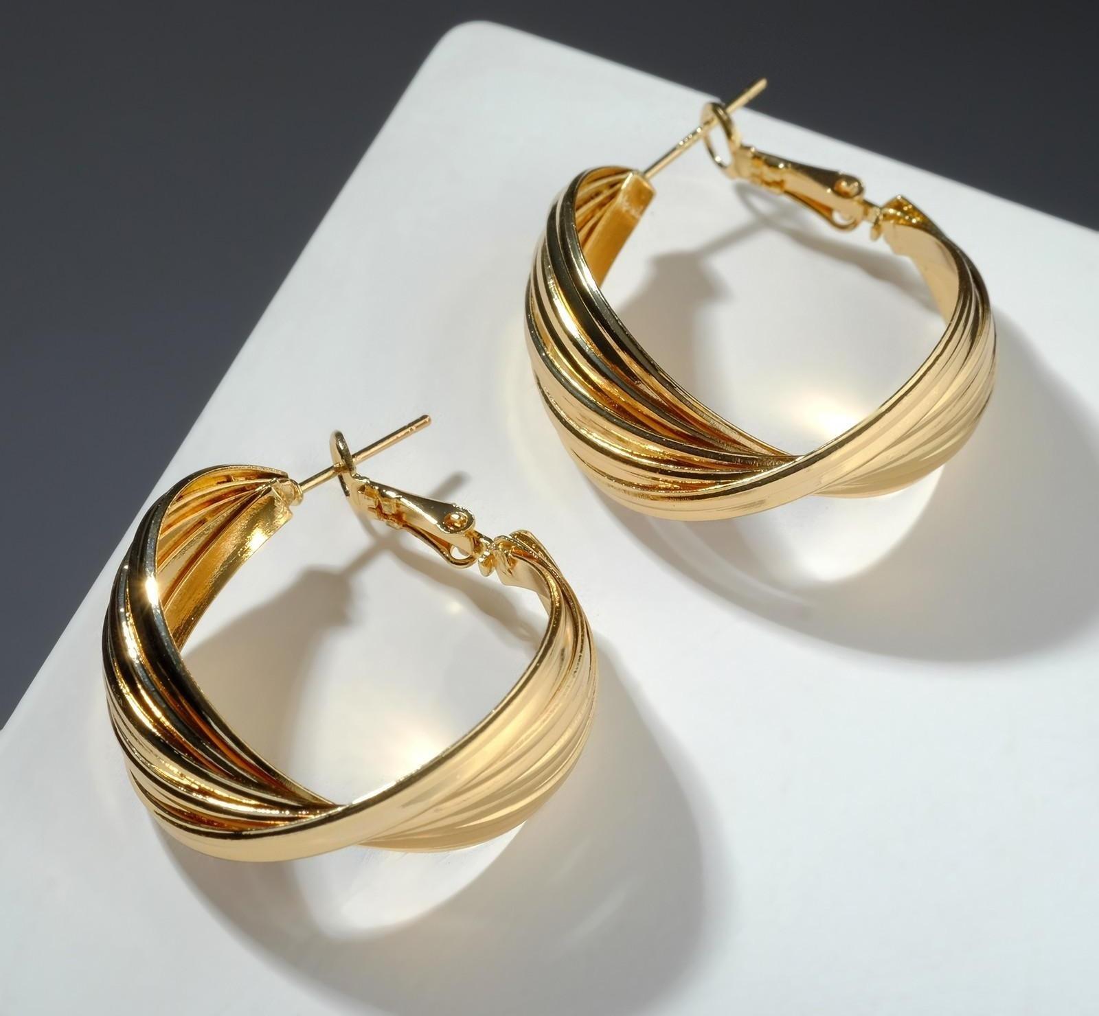 Серьги-кольца 