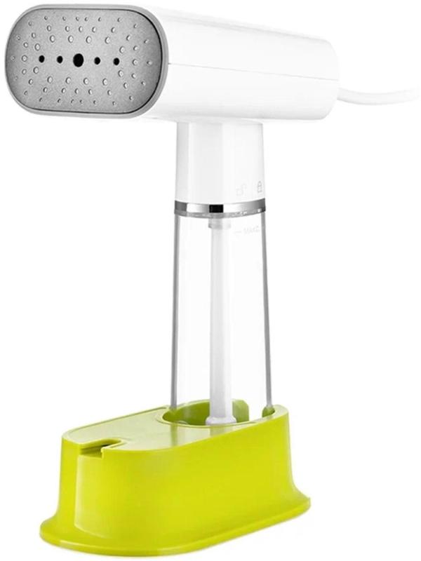 Отпариватель Kitfort КТ-9101-2, ручной, 1000 Вт, 150 мл, 18г/мин, шнур 1.8 м, бело-зеленый