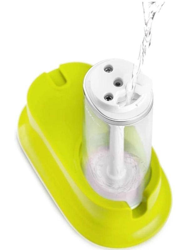 Отпариватель Kitfort КТ-9101-2, ручной, 1000 Вт, 150 мл, 18г/мин, шнур 1.8 м, бело-зеленый