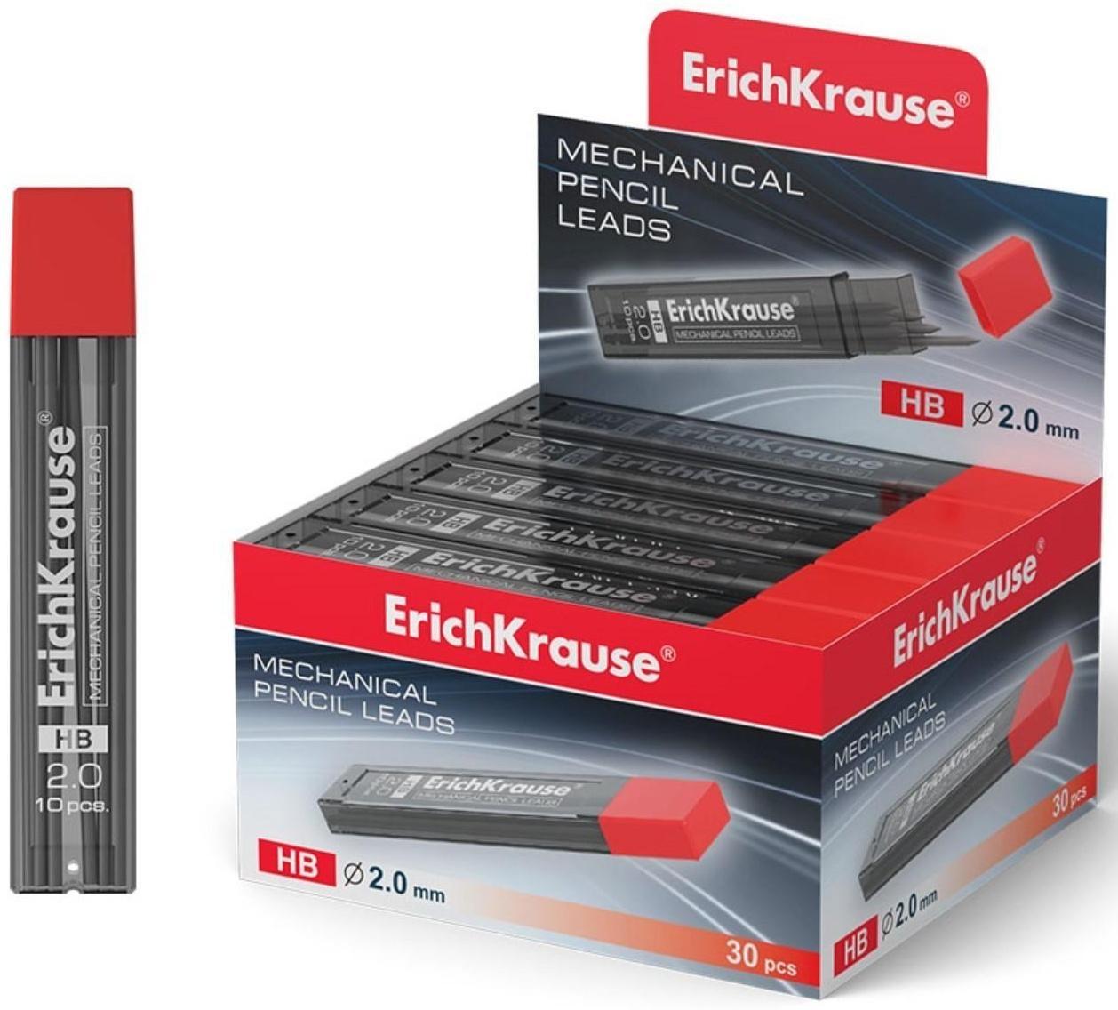 Грифели для механических карандашей HB, 2.0 мм, ErichKrause