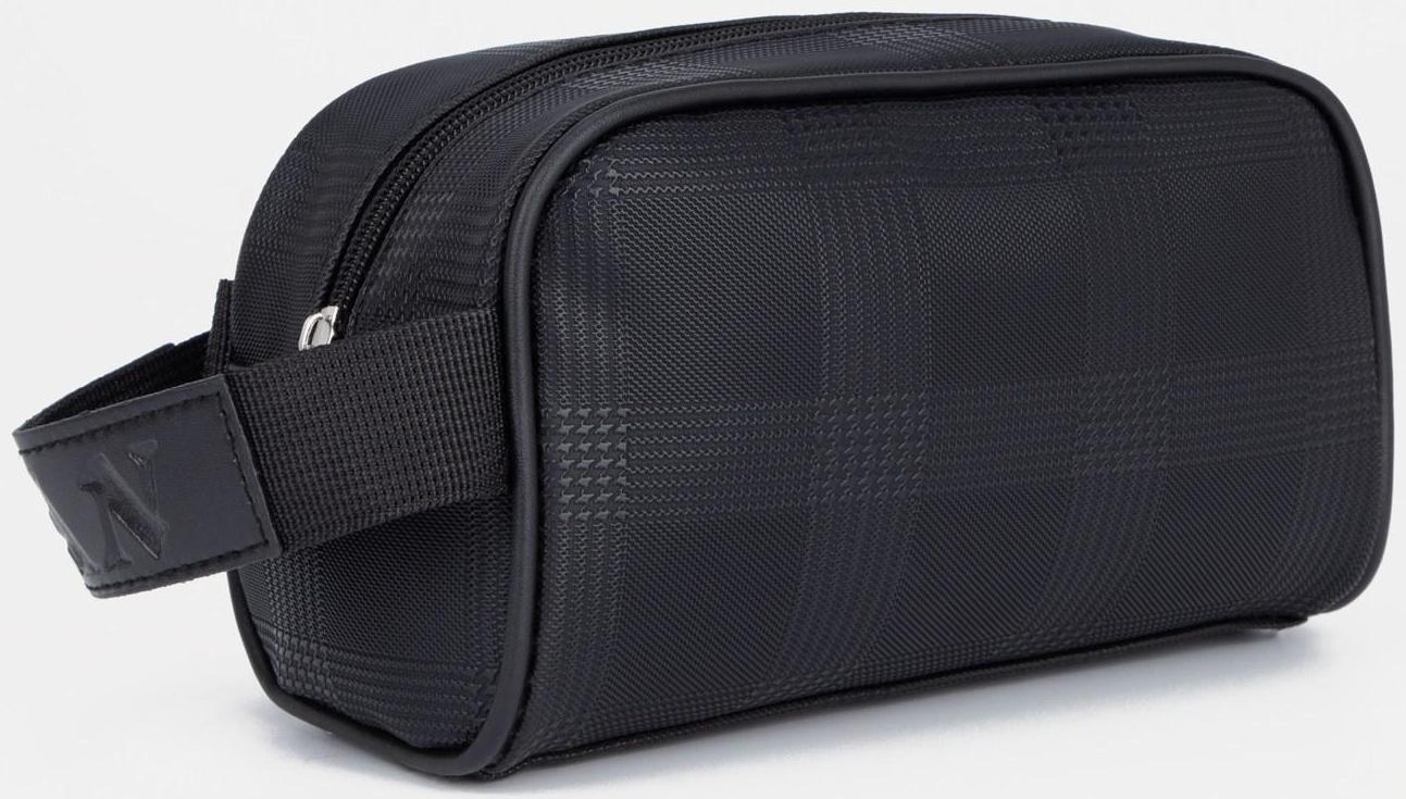 Косметичка на молнии, цвет чёрный