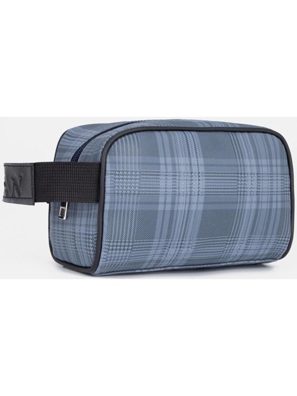 Косметичка на молнии, цвет синий