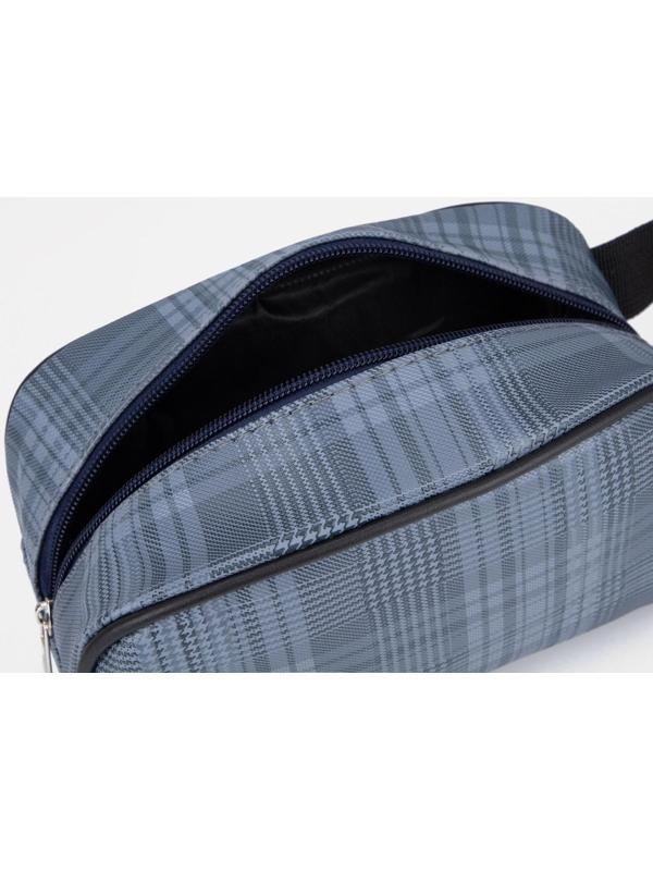 Косметичка на молнии, цвет синий