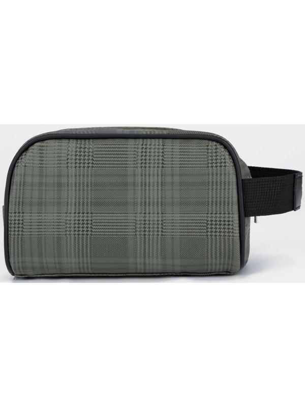 Косметичка на молнии, цвет зелёный