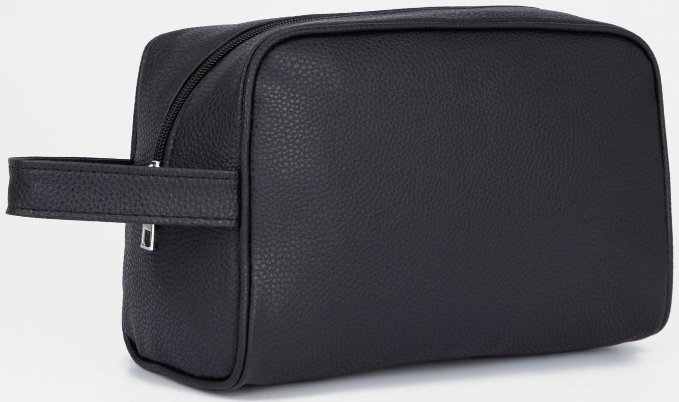 Косметичка на молнии, цвет чёрный