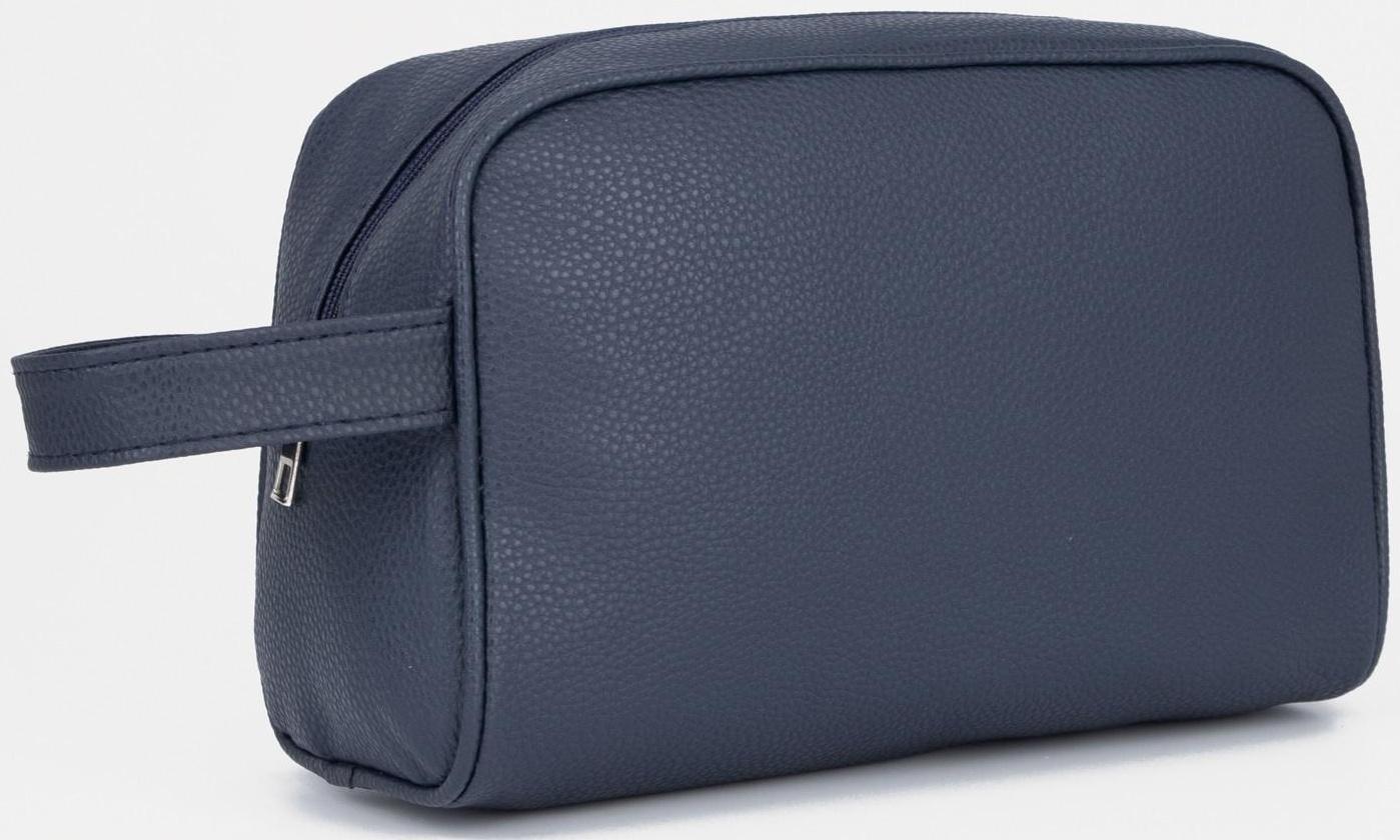 Косметичка на молнии, цвет синий