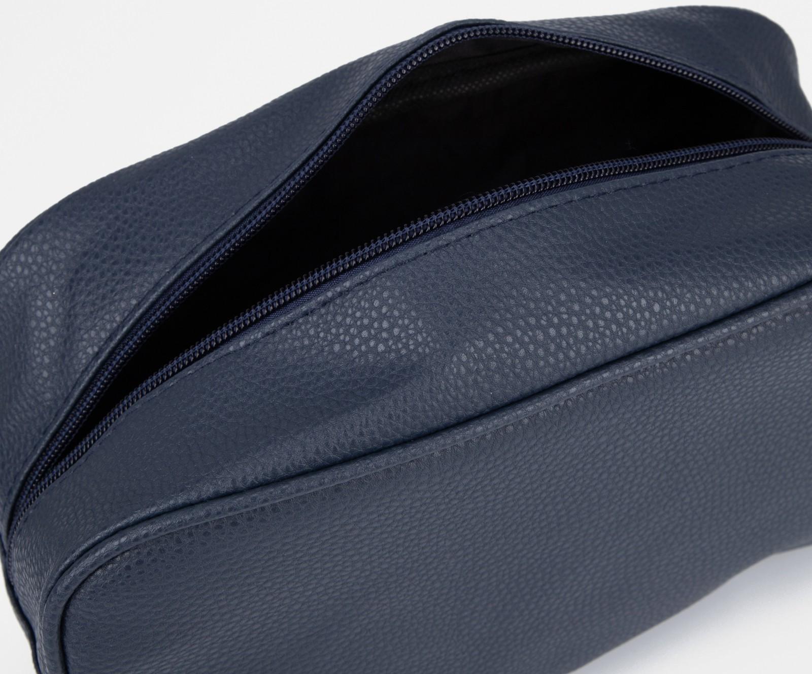 Косметичка на молнии, цвет синий