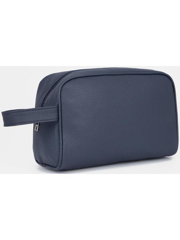 Косметичка на молнии, цвет синий