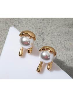Серьги с жемчугом 