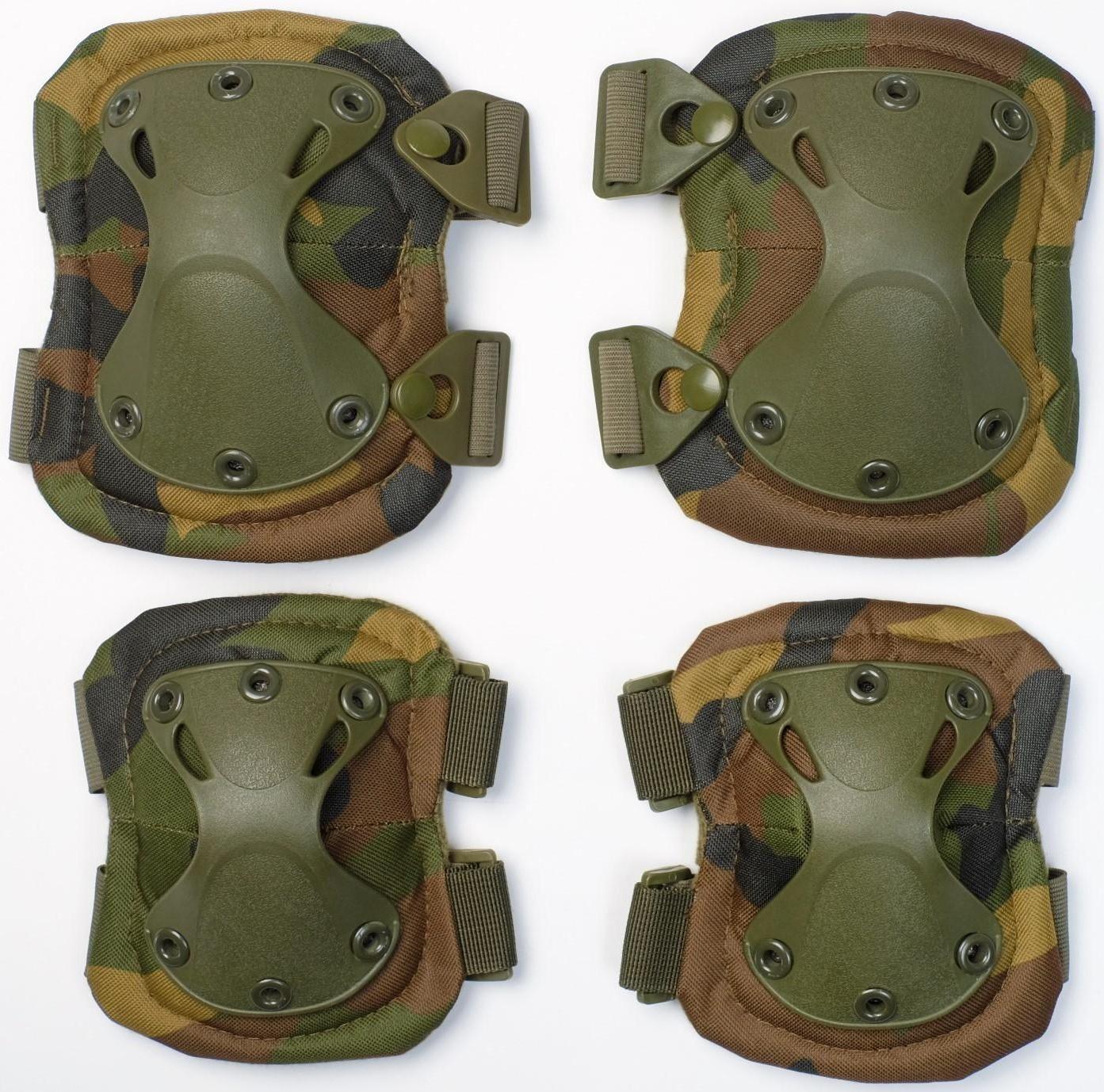 Набор наколенники 17 х 20 см и налокотники 14 х 17.5 см, хаки