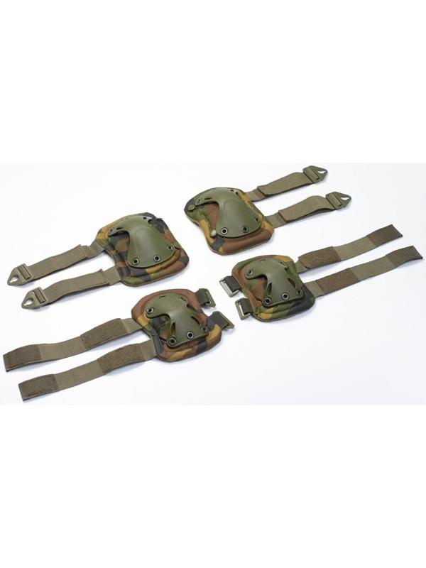 Набор наколенники 17 х 20 см и налокотники 14 х 17.5 см, хаки