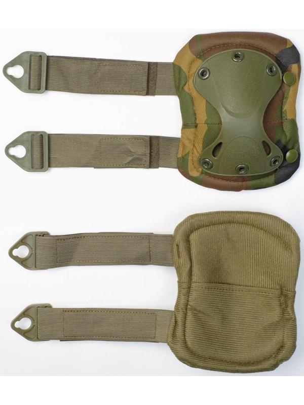 Набор наколенники 17 х 20 см и налокотники 14 х 17.5 см, хаки