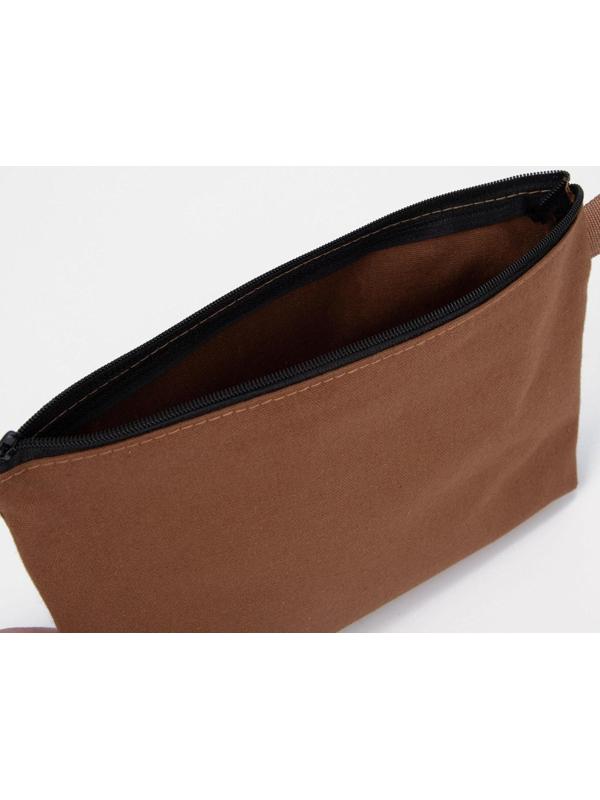 Косметичка на молнии, цвет коричневый