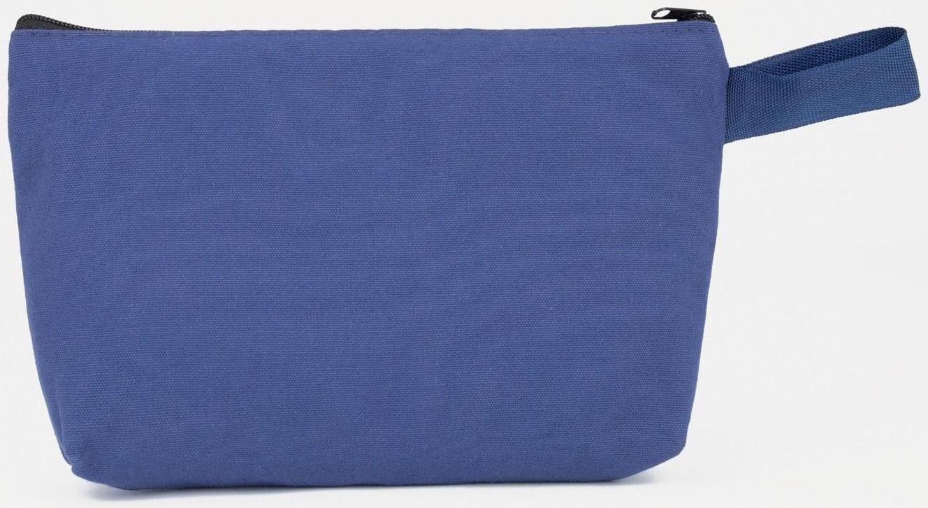 Косметичка на молнии, цвет синий