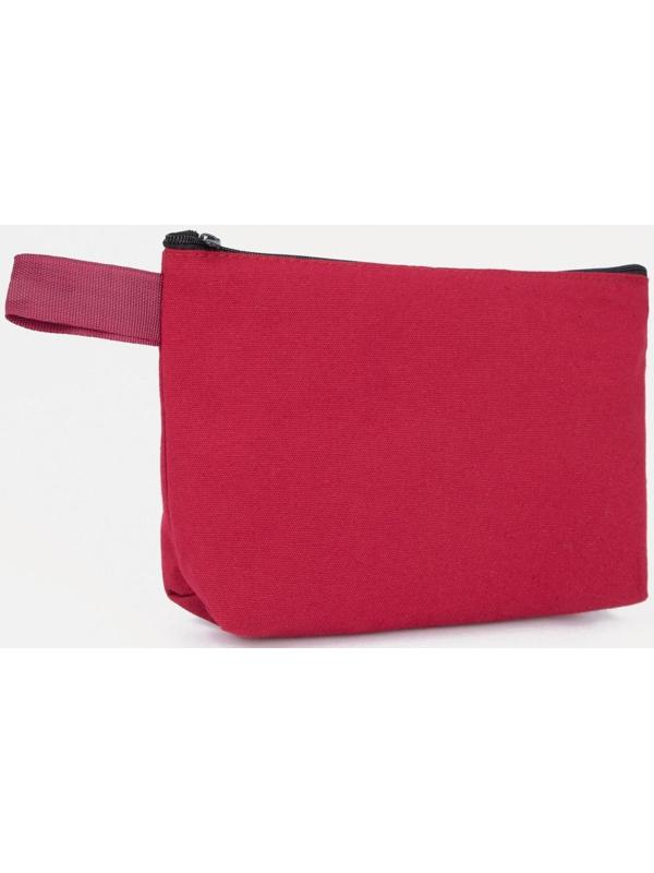 Косметичка на молнии, цвет бордовый