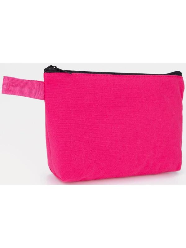 Косметичка на молнии, цвет розовый