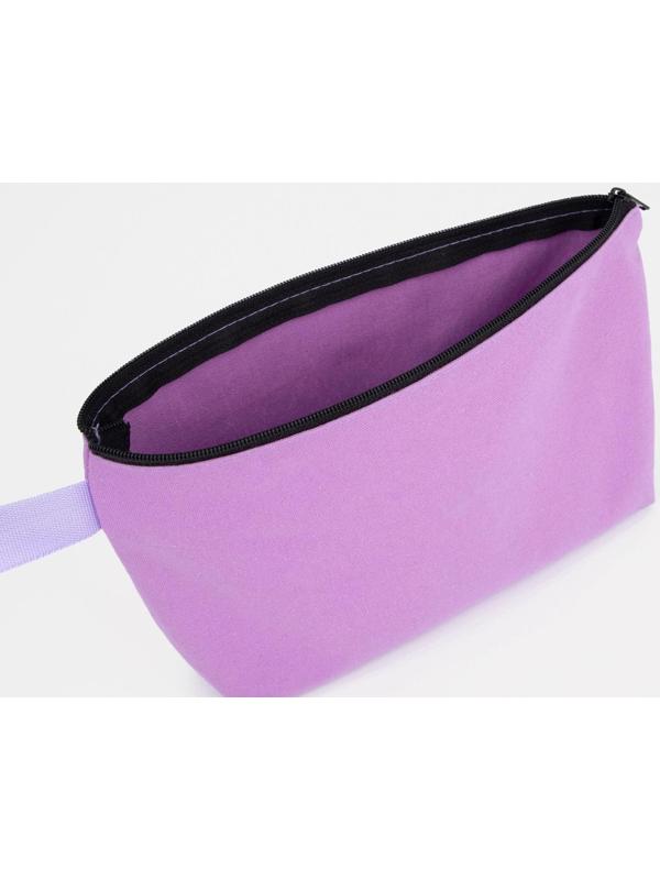 Косметичка на молнии, цвет сиреневый