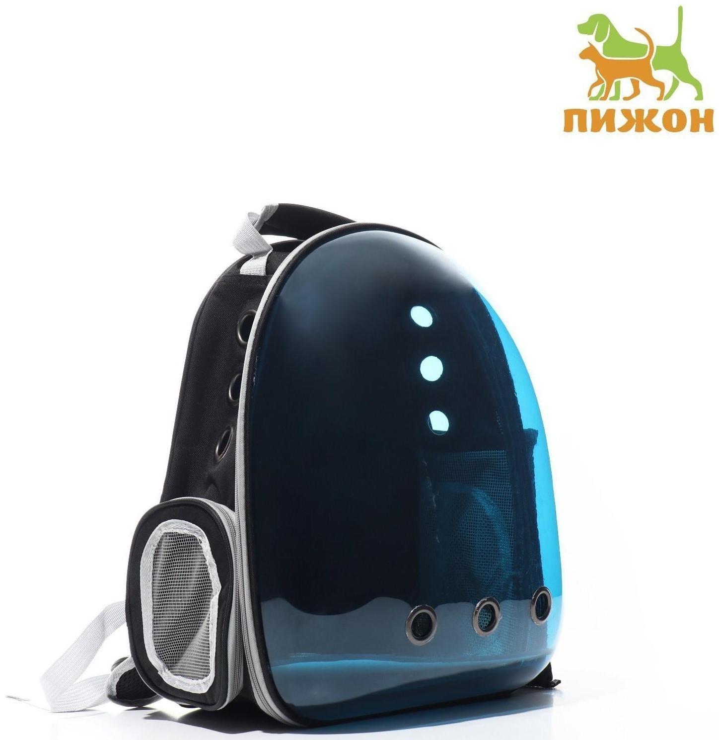 Рюкзак для переноски животных прозрачный, 33 х 25 х 41 см