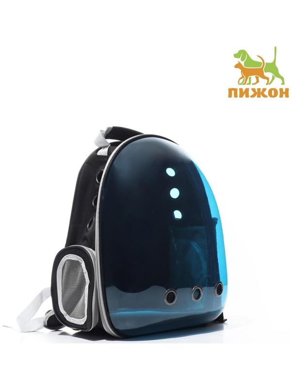 Рюкзак для переноски животных прозрачный, 33 х 25 х 41 см