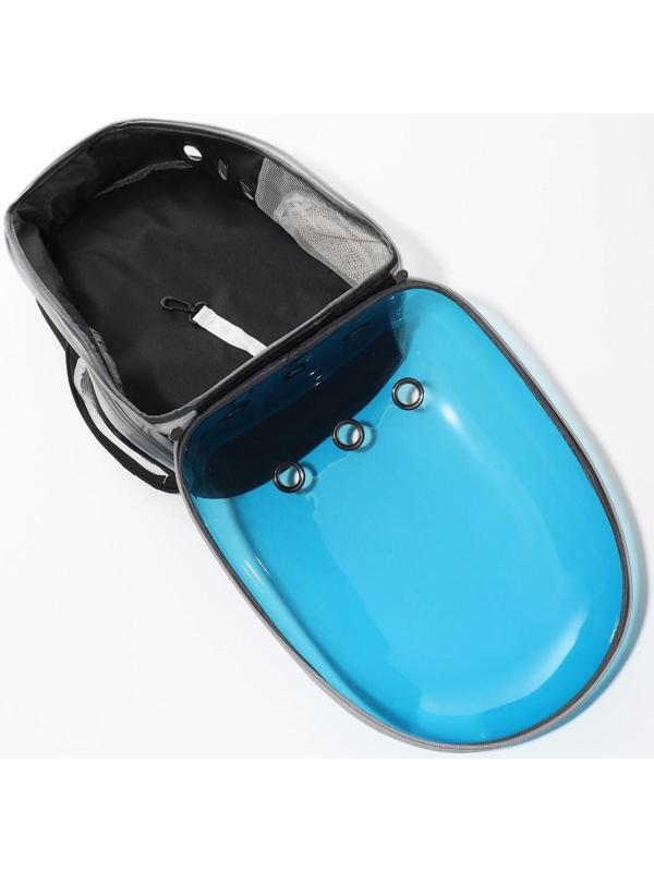 Рюкзак для переноски животных прозрачный, 33 х 25 х 41 см