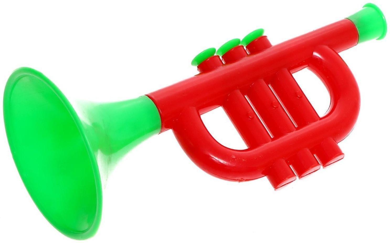 Игрушка музыкальная «Труба», цвета МИКС