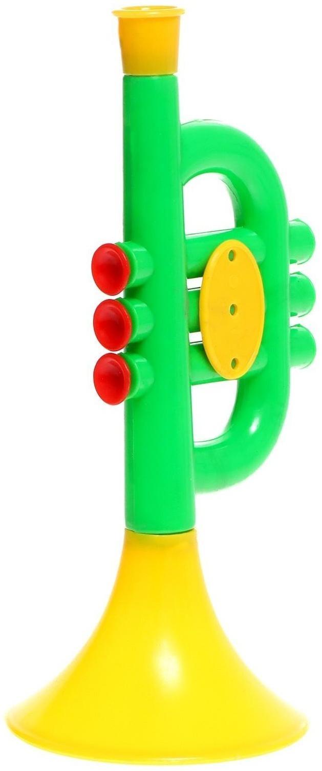 Игрушка музыкальная «Труба», цвета МИКС