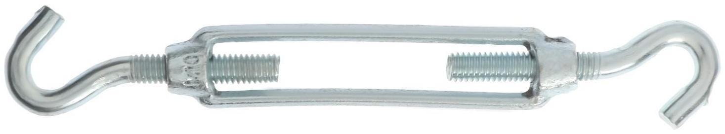 Талреп крюк-крюк ТУНДРА krep, DIN1480, М10, оцинкованный, 1 шт