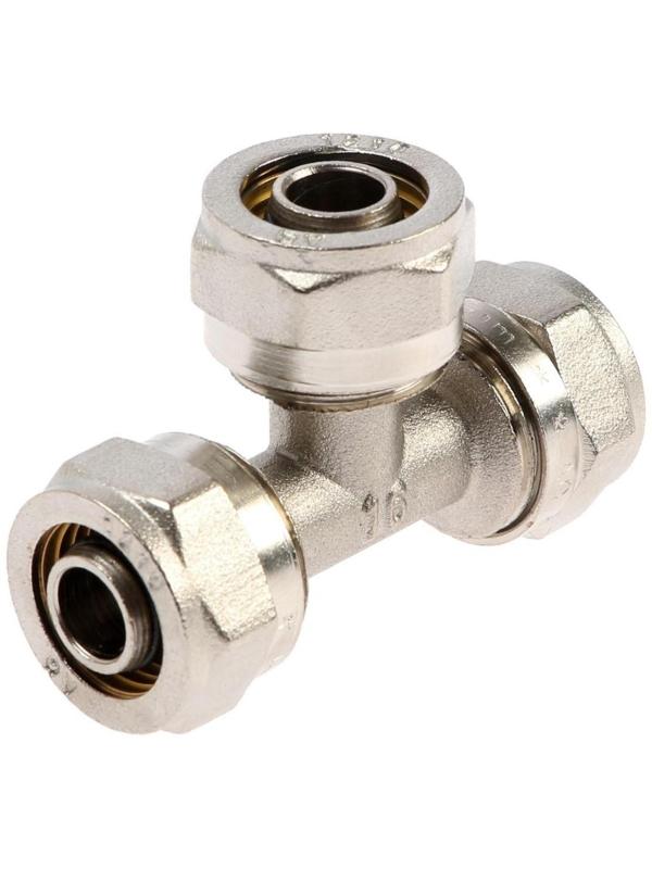 Тройник AQUALINK, обжимной, d=16 х 16