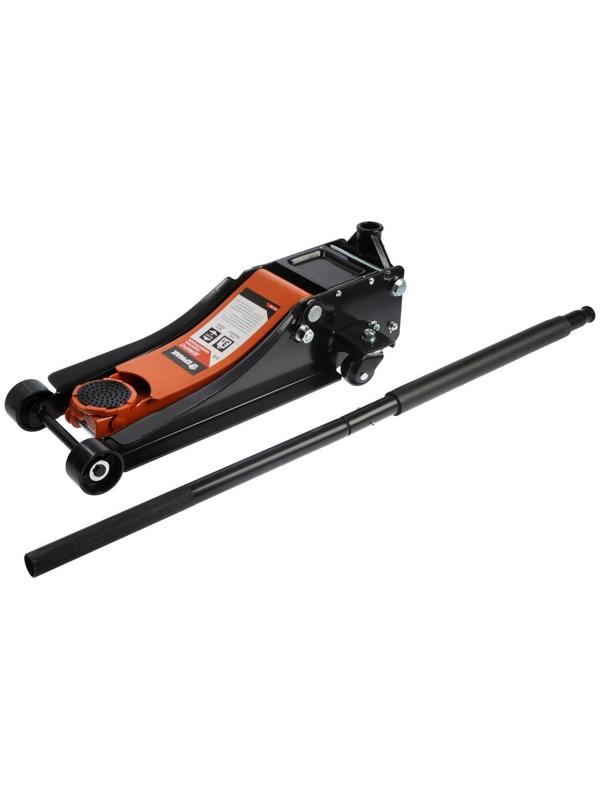 Домкрат гидравлический подкатной ЕРМАК Profi, 742-002, низкий подхват, 75-515 мм, 3 тонны