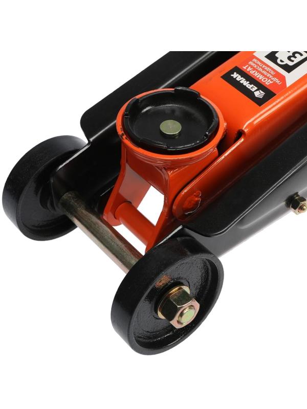 Домкрат гидравлический подкатной ЕРМАК, 742-003, подъем 140-430 мм, 3 тонны