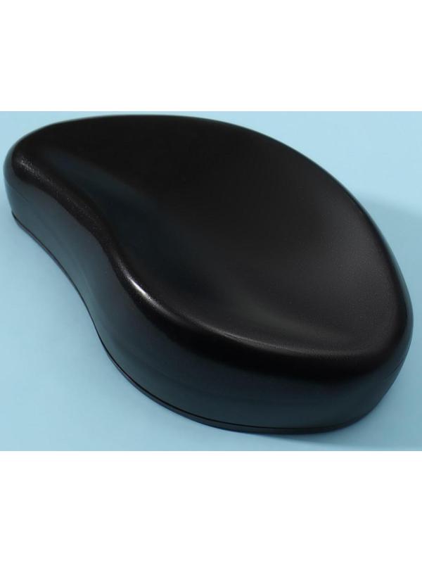 Стеклянная нано-тёрка для ног, 10,5 × 5,5 × 3,3 см, в картонной коробке, цвет чёрный