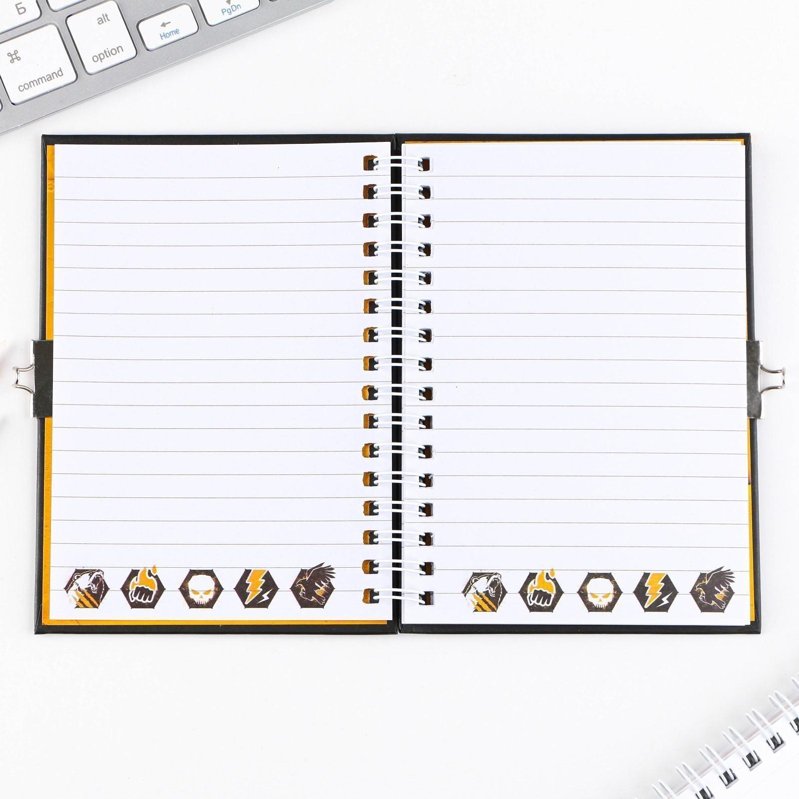 Блокнот на замочке А6, 50 л  