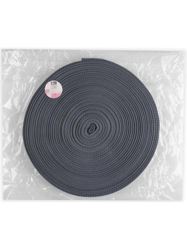 Стропа ременная, 20 мм, 50 ± 1 м, плотность 6,3 гр/м, цвет серый №19