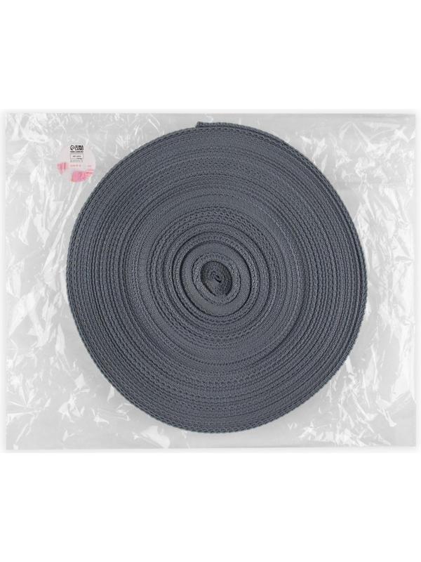 Стропа ременная, 25 мм, 50 ± 1 м, плотность 7,6 гр/м, цвет серый №19