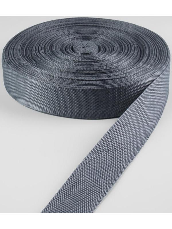 Стропа ременная, 40 мм, 50 ± 1 м, плотность 11,8 гр/м, цвет серый №19