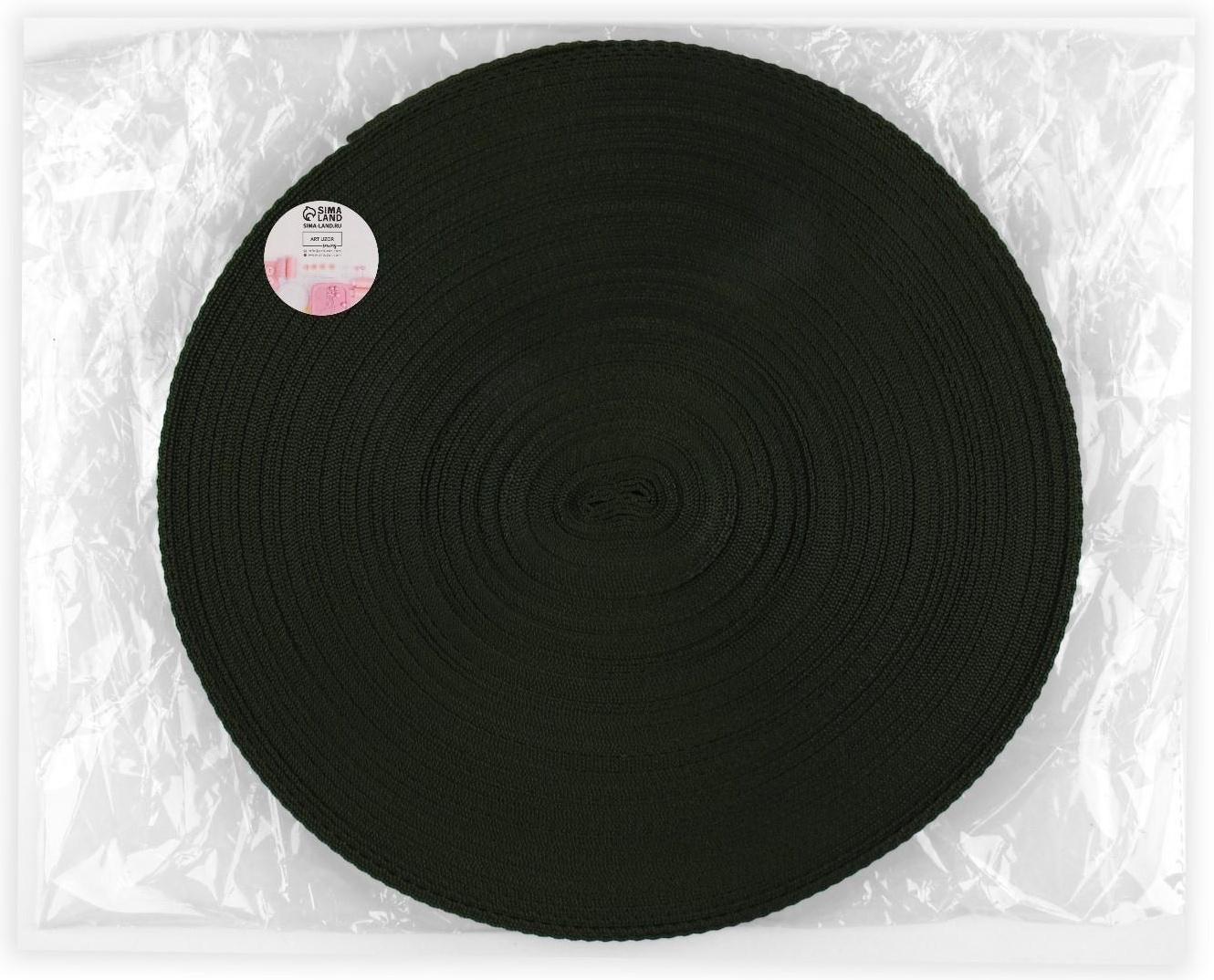 Стропа ременная, 25 мм, 50 ± 1 м, плотность 7,6 гр/м, цвет хаки №36