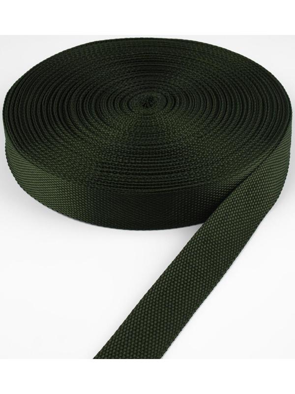 Стропа ременная, 30 мм, 50 ± 1 м, плотность 9,6 гр/м, цвет хаки №36