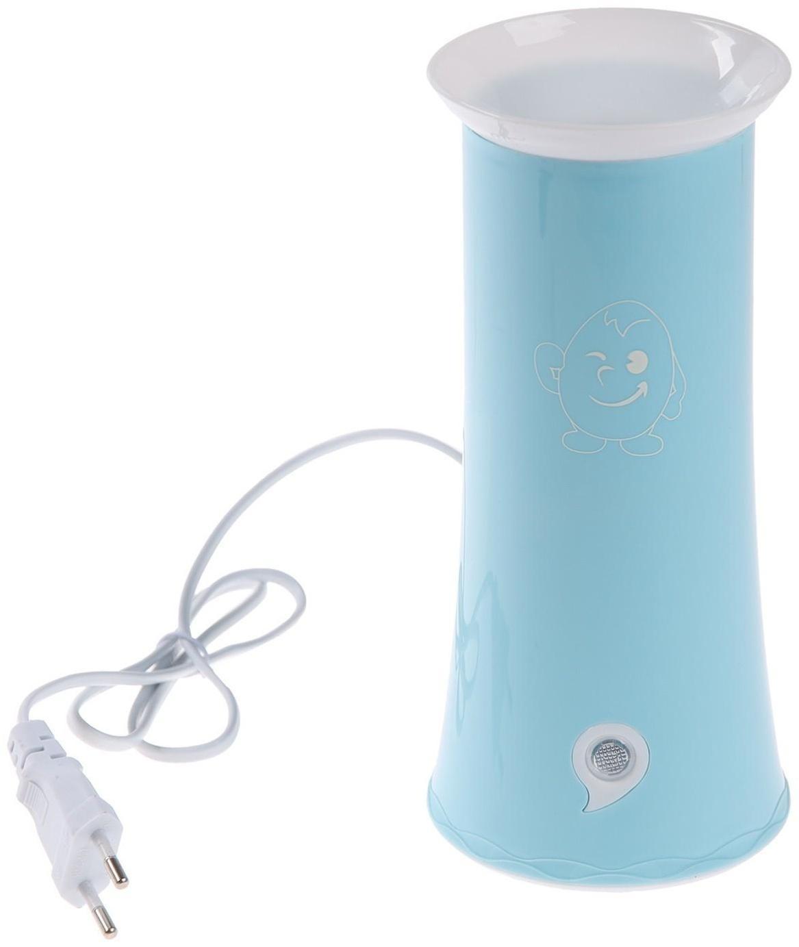 Омлетница электрическая LEF-01, 70 Вт, антипригарное покрытие, от сети, голубая