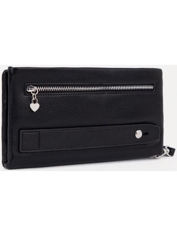 Кошелёк на магнитах, цвет чёрный