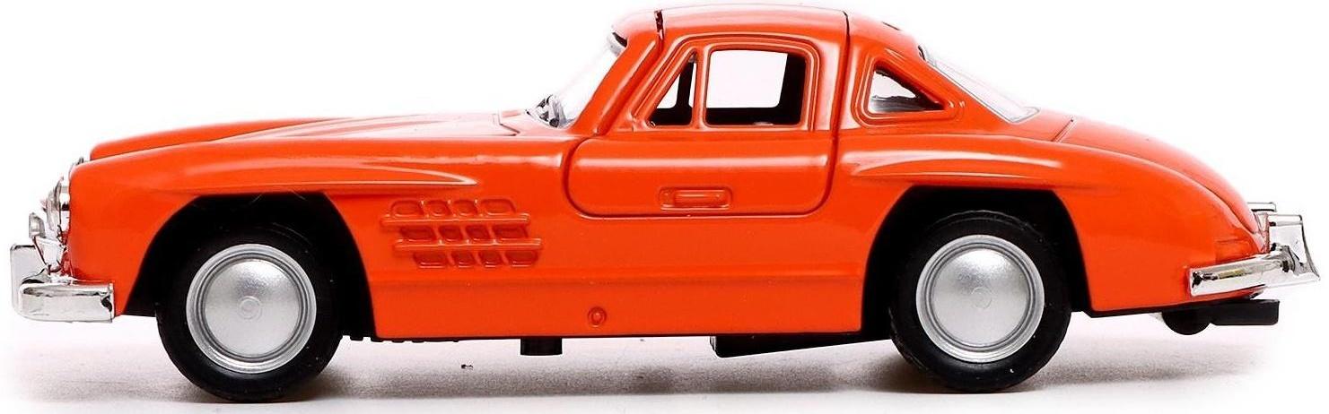 Машина металлическая «Люксовая», инерционная, открываются двери, 1:32, цвет оранжевый
