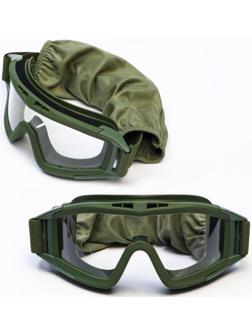 Очки тактические, на резинке, 20 х 10 см