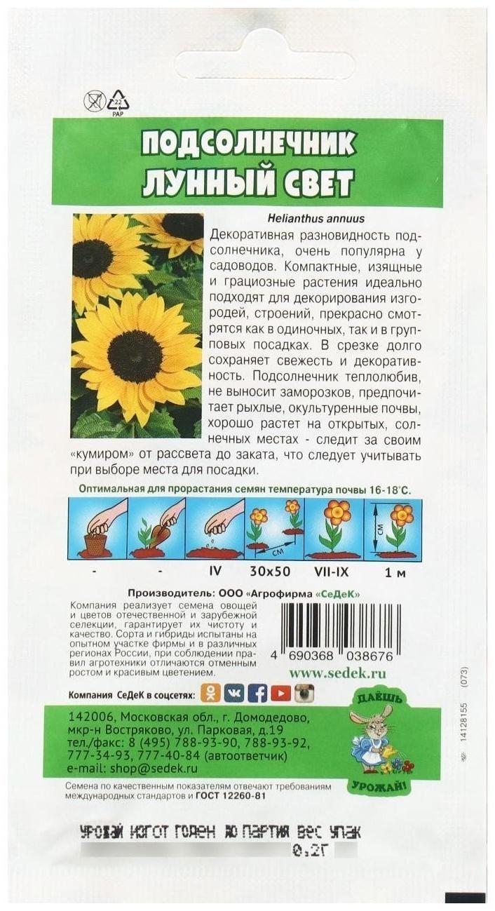 Семена Цветок Подсолнечник 