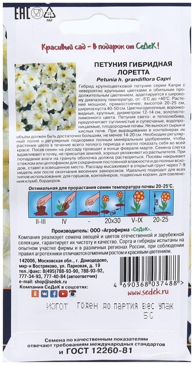 Семена Цветок Петуния 