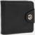 Портмоне на магните, отдел для купюр, для карт, для монет, цвет чёрный