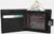 Портмоне на магните, отдел для купюр, для карт, для монет, цвет чёрный