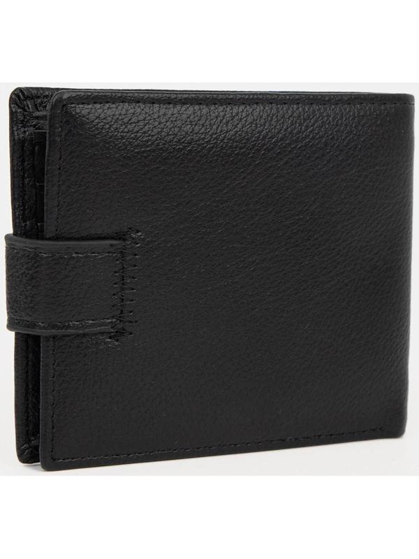 Портмоне на магните, отдел для купюр, для карт, для монет, цвет чёрный