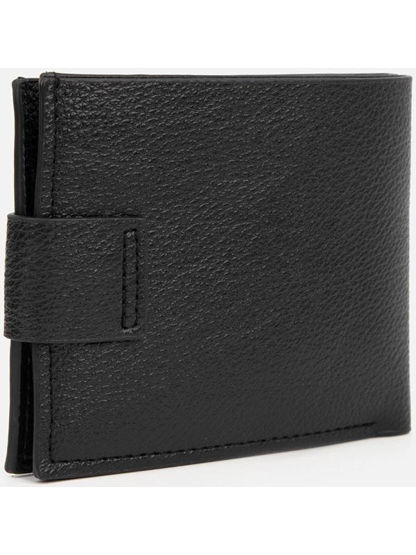 Портмоне на магните, отдел для купюр, для карт, для монет, цвет чёрный