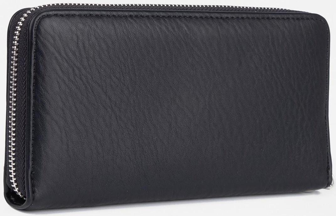 Кошелёк на молнии, цвет чёрный