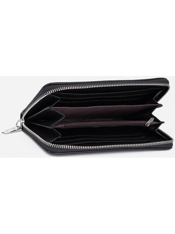 Кошелёк на молнии, цвет чёрный